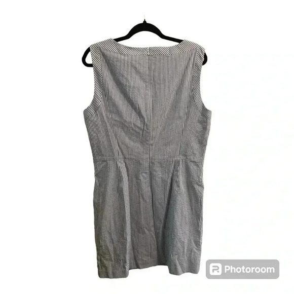 Brooks Brothers Seersucker Dress Size 16 - Picture 2 of 3
